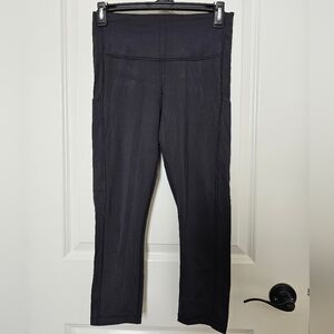 Athleta Ultimate Stash Pocket Capri Leggings Black Size S.No 14